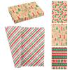 32pcs Christmas Wrapping Paper, 19.69x13.78in Christmas Tissue Paper Sheets for Gift Bags Holiday Gift Wrap for Packaging Xmas Gift Boxes Wine Bottle Party DIY Crafts Arts (4 Styles) view 1