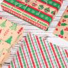 32pcs Christmas Wrapping Paper, 19.69x13.78in Christmas Tissue Paper Sheets for Gift Bags Holiday Gift Wrap for Packaging Xmas Gift Boxes Wine Bottle Party DIY Crafts Arts (4 Styles) view 3