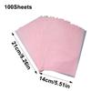 Gumney 100 Sheets A5 Liner Tissue Paper, 8.26"x5.51" Recyclable Handmade Translucent Gift Wrapping Kraft Paper for Gift Packaging Clothing DIY Crafts Art Projects(Pink) view 2