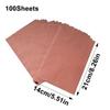 Gumney 100 Sheets A5 Liner Tissue Paper, 8.26"x5.51" Recyclable Handmade Translucent Gift Wrapping Kraft Paper for Gift Packaging Clothing DIY Crafts Art Projects(Light Pink) view 2