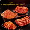 4 flavors mixed with spicy strips,Super spicy Latiao,Handmade Spicy Stick Spicy Bar,Spicy Strip Small Gluten Spicy Silk Sweet Spicy Flavor Chinese Snacks spicy noodles (Mixed flavor,1 bag) view 3