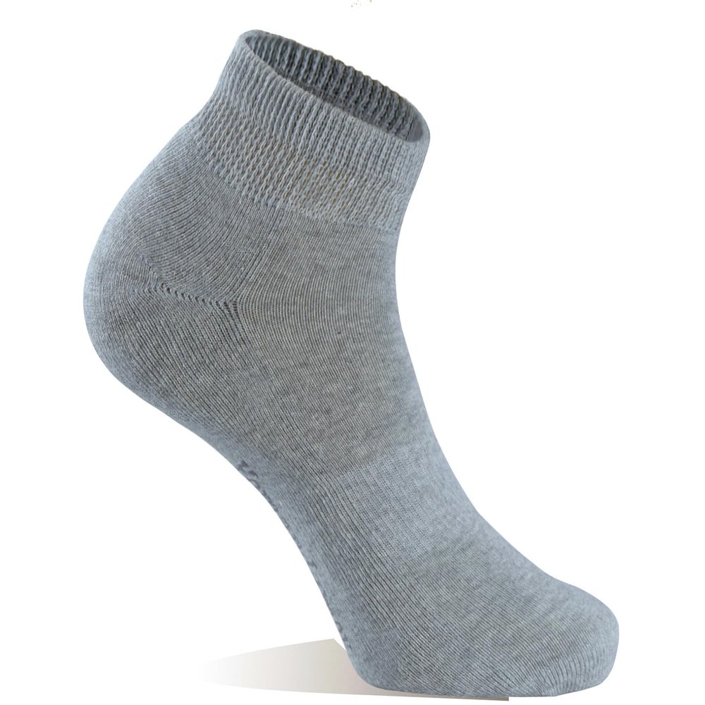 Yomandamor Mens Cotton Diabetic Low Cut Socks with Seamless Toe,5 Pairs