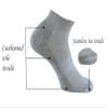 Yomandamor Mens Cotton Diabetic Low Cut Socks with Seamless Toe,5 Pairs view 2