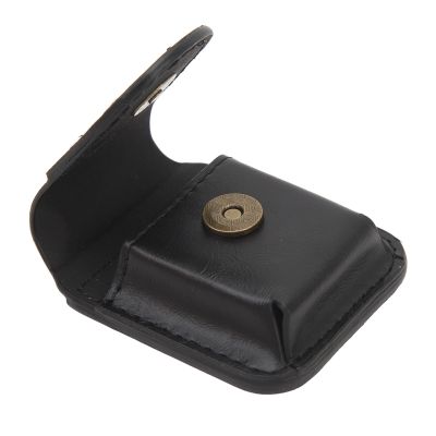 Lighter Box Holder for Belt, Portable Lighter Holder, Magnetic Buckle, Lighter Waist Case for Daily Carrying, Anti-Scratch (Black)