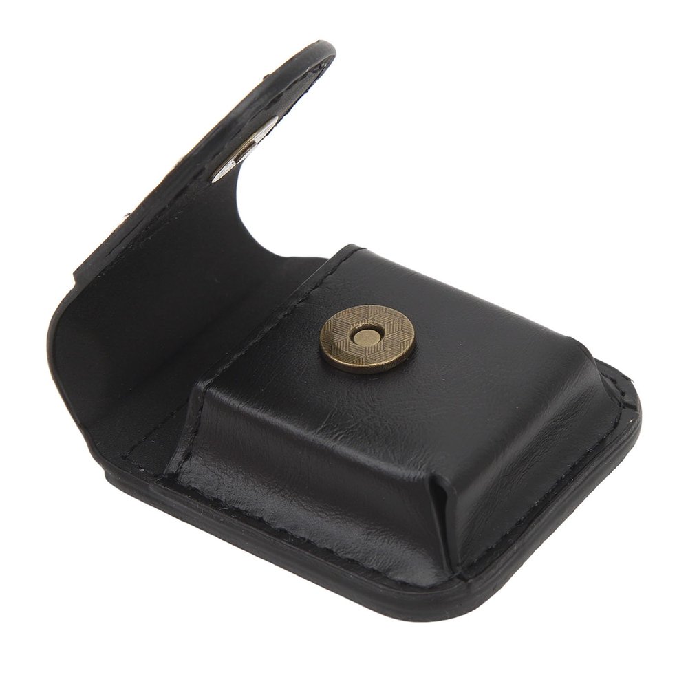 Lighter Box Holder for Belt, Portable Lighter Holder, Magnetic Buckle, Lighter Waist Case for Daily Carrying, Anti-Scratch (Black)