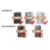 Lighter Box Holder for Belt, Portable Lighter Holder, Magnetic Buckle, Lighter Waist Case for Daily Carrying, Anti-Scratch (Black) view 3