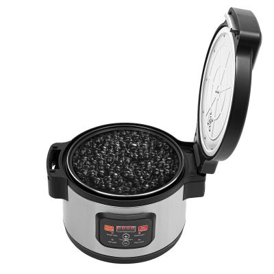 12L/ 3.17 Gal Commercial Boba Maker, 110V 1850W Automatic Pearl Tapioca Cooker for Boba Tea & Bubble Tea & Milk Tea, Boba Cooker with Touchscreen, Timer, for Milk Tea Stores, Dessert Stores
