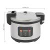 12L/ 3.17 Gal Commercial Boba Maker, 110V 1850W Automatic Pearl Tapioca Cooker for Boba Tea & Bubble Tea & Milk Tea, Boba Cooker with Touchscreen, Timer, for Milk Tea Stores, Dessert Stores view 4