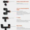 6 Levels Chiropractic Adjusting Tool, 50-300N Adjustment Manual Spine Chiropractic Correction Tool, Professional Chiropractic Adjustment Kit Impulse Spine Back Massage Tool for Relief Pain (1 Head) view 4