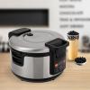 16L/ 4.23 Gal Commercial Boba Maker, Automatic Pearl Tapioca Cooker for Boba Tea & Bubble Tea & Milk Tea, Boba Cooker with Touchscreen, Timer, for Restaurants, Milk Tea Stores, Dessert Stores view 3