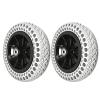 Wheelchair Wheel Replacement, 1 Pair 8inch Wheelchair Wheels, Power Wheelchair Parts, Bearing: 8mm, Honeycomb Solid Tires view 1