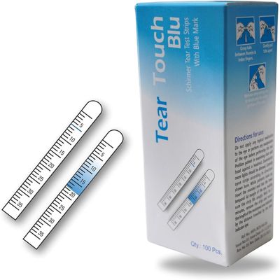 KASHSURG Schirmer Tear Test Strips with Blue Mark 100 Strips (Sterile)_Pack of 5