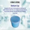 SurgiMac Denture Cup - Secure Storage and Cleaning Solution for Dentures and Dental Appliances, High-Gloss Finish, Easy-to-Read Graduations | Case of 250 view 2
