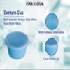SurgiMac Denture Cup - Secure Storage and Cleaning Solution for Dentures and Dental Appliances, High-Gloss Finish, Easy-to-Read Graduations | Case of 250 view 3