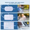 Catheter External Self-Sealing Set, 20 pcs Soft Latex, 1 pcs 500 ml Leg Bag, 1 pcs 1000 ml Urine Bag, 1 pcs Extra Large Catheter 2000 ml Urine Bag - External Catheter for Men, Day and Night Use, 25mm view 4