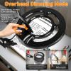 10X Long Magnifying Glass with Light, 2200 Lumen & 24W Stepless Dimming LED Magnifying Lamp with Clamp, Adjustable Swing Arm Lighted Magnifier Light, Hands Free Craft Lamp for Hobby Repair Reading view 3