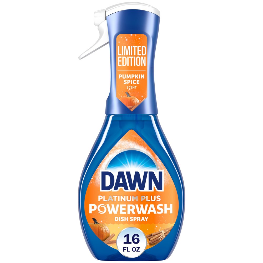 Dawn Powerwash Spray, Dish Soap, Dishwashing Liquid, Pumpkin Spice, 1 Starter Kit, 16 Fl Oz