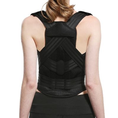 YMGSCC Adjustable Posture Corrector Back Support Shoulder Postural Fixer Tape Back Posture for Women Corset for Posture(L Code)