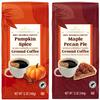 Gourmet Pumpkin Spice Ground Coffee & Maple Peacn Pie Ground Coffee 12 oz Bags. 100% Arabica Coffee (2 Bags) view 1