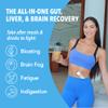 Bye-Bye Weekend Detox Drink Mix w/Electrolytes - for Bloating, Recovery, Fatigue, Brain Fog - Probiotics, Lions Mane, Milk Thistle - Zero Sugar Variety Pack - 20 Pack view 3