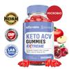 Justified Laboratories Microbio Keto ACV Gummies Extreme 2000MG Micro Bio Keto Gummies Apple Cider Vinegar Formulated with Pomegranate Beet Juice Powder B12 Vegan Non GMO 60 Gummys view 3