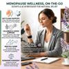 AcuBracelet Menopause Acupressure Bracelet for Sleep, Balance & Comfort Clary Sage Infused, Slip-On Band for Natural Cooling Support, Stress & Mood Management (Black, S 6) view 2