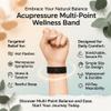 AcuBracelet Menopause Acupressure Bracelet for Sleep, Balance & Comfort Clary Sage Infused, Slip-On Band for Natural Cooling Support, Stress & Mood Management (Black, S 6) view 3