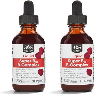 365 by Whole Foods Market, Vitamin B Complex Gly, 2 Fl Oz (Pack of 2)