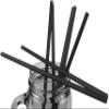Made in USA Individually Wrapped Non-toxic & BPA-free Plastic Smoothie Drinking Straws (500-Count, Black) view 3