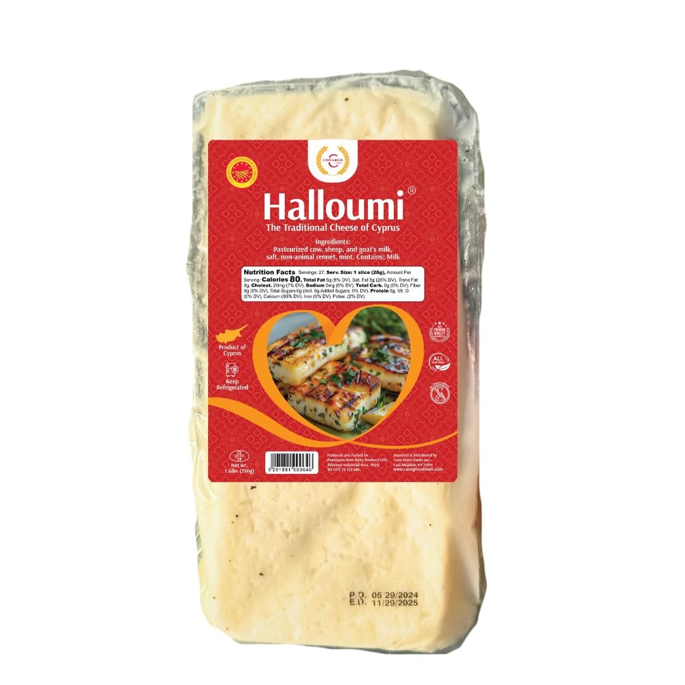 Cavo Greco Foods Halloumi in Block 750g/1.6lbs