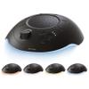 Homedics Sleep Better Portable Sound Machine, Night Light,12 Soothing Sounds Including White Noise, Rain, and Thunderstorm, Ultra-Portable Design, Auto-Off Timer, Ideal for Travel & Baby Sleep, Black view 1