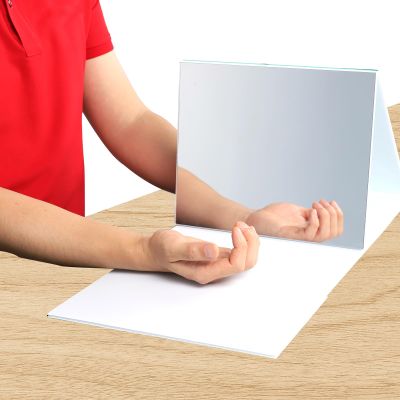 2026 New Upgrade Mirror Therapy Box for Stroke Rehabilitation - Clear Large Visual Range, Mirror Therapy Box for Hand Stroke Folding & Adjustable View Mirror Box Therapy for Hand & Arm Exercise