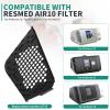 Filter Side Cover Compatible with Resmed AirSense 10 - AirStart 10, AirCurve 10 for CPAP/Autoset/VPAP Machines, Replace for 19729 (1 Pack Black) view 2