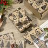 Bolsome 100 Sheets Christmas Tissue Paper for Gift Wrapping Kraft Xmas Tree Snowflake Star Printed Tissue Paper for Gift Bags for Winter Holidays Christmas Party DIY Craft, 20  14 Inches view 3