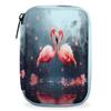 Hsnar Love Flamingo Print Weekly Pill Case Travel Pill Container with Removable 7 Day Pill Organizer for Fish Oil Vitamin Supplement view 1