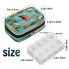 Hsnar Flamingo Summer Pineapple Weekly Pill Organizer with Removable 7 Day Pill Box Travel Medicine Organizer Travel Pill Container for Medicine Vitamin Supplement view 2
