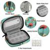 Hsnar Flamingo Summer Pineapple Weekly Pill Organizer with Removable 7 Day Pill Box Travel Medicine Organizer Travel Pill Container for Medicine Vitamin Supplement view 3