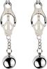 Adjustable Metal Nipple Clamps Necklace Entertainment Chain Clip for Women or Man Non Piercing Nipplerings Clip On Nipple Rings Decorative Clip for Clothing Accessories B23 view 1