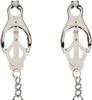 Adjustable Metal Nipple Clamps Necklace Entertainment Chain Clip for Women or Man Non Piercing Nipplerings Clip On Nipple Rings Decorative Clip for Clothing Accessories B23 view 3