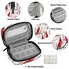 Hsnar Christmas Red Bird Weekly Pill Case Travel Pill Container with Removable 7 Day Pill Organizer for Fish Oil Vitamin Supplement view 3