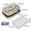 Hsnar Owl Branch Weekly Pill Case Travel Pill Container with Removable 7 Day Pill Organizer for Fish Oil Vitamin Supplement view 2