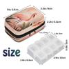 Hsnar Bird Flamingo Watercolor Weekly Pill Organizer with Removable 7 Day Pill Box Travel Medicine Organizer Travel Pill Container for Medicine Vitamin Supplement view 2