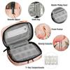Hsnar Bird Flamingo Watercolor Weekly Pill Organizer with Removable 7 Day Pill Box Travel Medicine Organizer Travel Pill Container for Medicine Vitamin Supplement view 3
