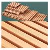 QWEASDF Wood Duck Board Rectangular Bath Mat,Wood Bath Mat, Shower Mat for Bathroom,Wooden Floor Mat Square,for Spa Home or Outdoorwith Handles and Non-Slip FeetCustomizable(W50xL60cm/W20xL24in) view 1