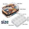 Hsnar Watercolor Cute Dog Weekly Pill Organizer with Removable 7 Day Pill Box Travel Medicine Organizer Travel Pill Container for Medicine Vitamin Supplement view 2