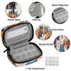 Hsnar Watercolor Cute Dog Weekly Pill Organizer with Removable 7 Day Pill Box Travel Medicine Organizer Travel Pill Container for Medicine Vitamin Supplement view 3