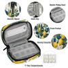 Hsnar Lemon Lime Tree Weekly Pill Case Travel Pill Container with Removable 7 Day Pill Organizer for Fish Oil Vitamin Supplement view 3