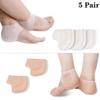 5 Pairs Silicone Heel Gel Sleeves with Airflow Protection for Plantar Fasciitis Comfort and Support view 4