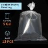 5 Gallon Turkey Brine Bag 12 Bucket Liner Bags for Marinating and Brining Turkey or Slabs of Ribs,Food Grade, BPA Free, Extra Heavy Duty Leak Proof 20"x28" /Bag view 2