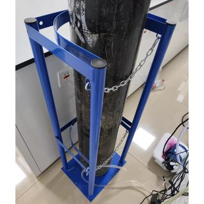 CHZDPP Wall Mounted/Floor Mountable Gas Cylinder Organizer Shelf, Gas Cylinder Holder Stand for Hospital Laboratory Factory School, Cylinder Bracket Carrier(14.6 * 11.8 * 39.4inch/37 * 30 * 100cm)